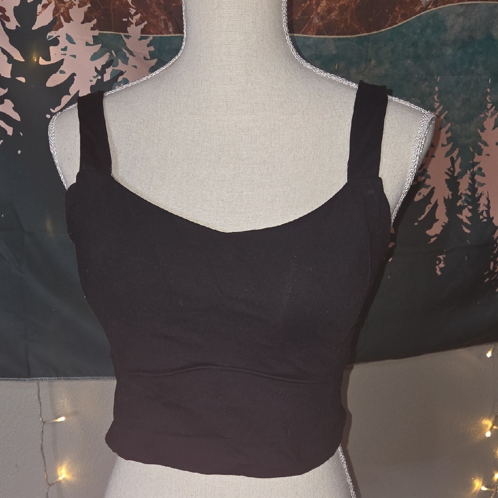 Born Primitive Black Long Line Bra Size M